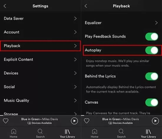 Windows/MacでSpotifyの自動再生機能をオフにする