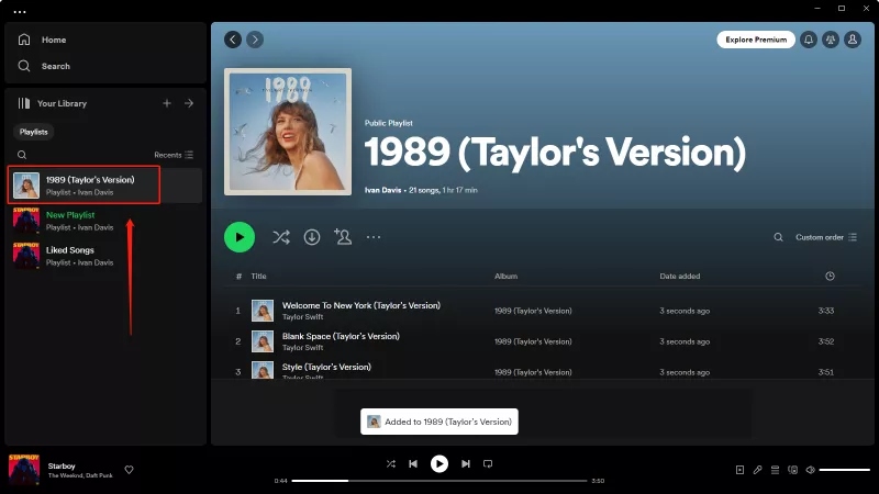 Spotify プレイリスト