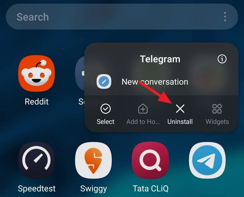 Telegramを再インストールする